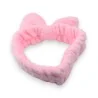 Bandeau maquillage rose bonbon avec nœud | Accessoire beauté doux et élégant