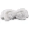 White padded makeup headband with knot | Comfortable beauty accessory
