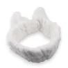 Weißes, gepolstertes Make-up-Stirnband mit Knoten | Komfortables Beauty-Accessoire
