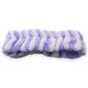 Lilac and white padded makeup headband | Trendy beauty accessory