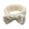 Women's off-white makeup headband