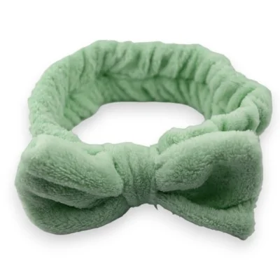 Mint green makeup headband for women