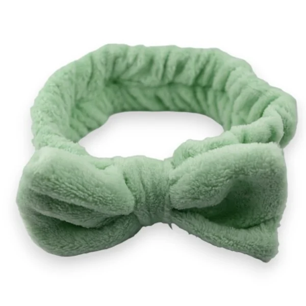 Mint green makeup headband for women