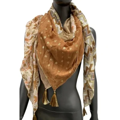 Foulard 4 faces dégradé de...