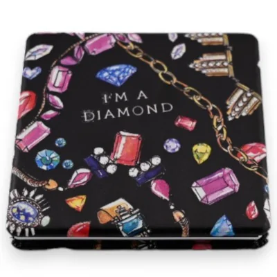 Girly jewelry pocket mirror