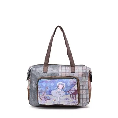 Borsa Sweet Candy Ballerina Stella Grigio Blu