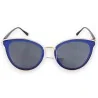 Occhiali da sole a farfalla vintage blu e oro | Moda Trendy