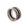 Anello Largo Alla Moda in Acciaio Bicolore Nero e Argento | Moda Trendy