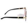 Elegant Square Sunglasses | Pink and Grey Gradient Lenses | Trendy Fashion