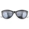 Gafas de fantasía mariposa blanco y negro