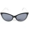 Lunettes Papillon Bicolore Noir et Blanc | Accessoire Mode Élégant et Tendance