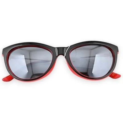 Rote und schwarze Schmetterlings-Spaßbrille