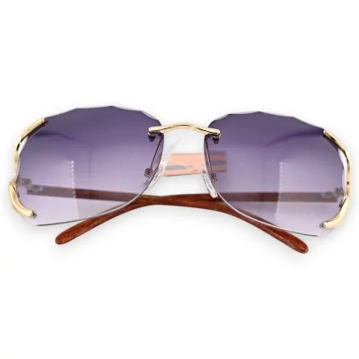 Fancy tinted sunglasses with gray and black shades