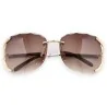 Fancy glasses with brown shades