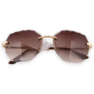 Gafas ovaladas tintadas marrones