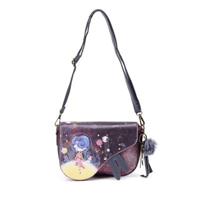 Bolsa tiracolo menina astronauta