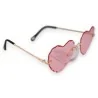 Lunettes de soleil coeur rose | Accessoire mode romantique et tendance