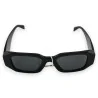 Chic black rectangular sunglasses | Modern and timeless design