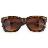 Óculos de sol leopardo marrom e dourado
