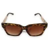 Occhiali da sole leopardati con dettagli dorati | Stile audace ed elegante