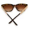 Lunettes de soleil léopard à détails dorés | Style audacieux et élégant