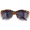 Gafas de sol bicolor leopardo marrón beige
