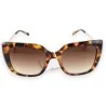 Leoparden-Sonnenbrille in Braun-Gold | Trendiges Mode-Accessoire für Damen