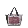 Bolsa de mão Sweety Candy com estampa de viagem - Acessório de moda feminina elegante e prático