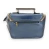 Vintage blue and brown satchel bag - Elegant retro design | Trendy Fashion