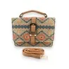 Sac bandoulière en liège motifs géométriques | Design unique & éco-responsable