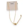 Collar Medallón Estrella de Acero Dorado con Pedrería | Joya de Moda