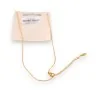 Collar Abanico Vintage de Acero Dorado con Piedra Marrón | Moda Tendencia