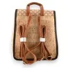 Eco-friendly cork backpack with daisy pattern | Trendy Fashion