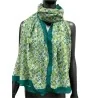 Foulard Ethnique Vert & Or - Accessoire Mode Bohème Chic | Mode Tendance