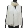 Foulard bianco tinta unita