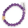 Amethyst-Armband mit Buddha-Anhänger
