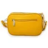 Borsa a tracolla senape multi-tasche | Design moderno e pratico