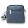 Sac bandoulière bleu marine compact avec sangle ethnique | Mode Tendance