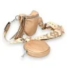 Marsupio Rosa Gold Metallizzato | Accessorio Moda Trendy a Tracolla