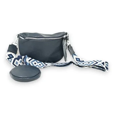 Marsupio a tracolla blu navy