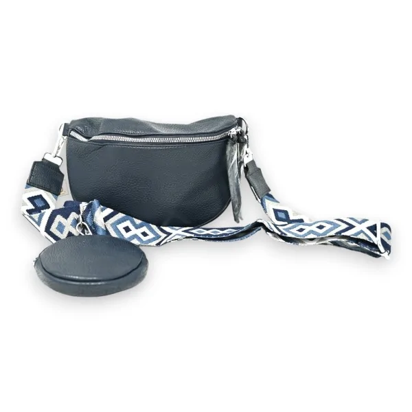 Riñonera bandolera azul marino