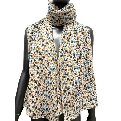 Freiheitsschal mit goldenem Lurex