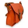 Bolsa carteiro tiracolo laranja elegante - Estilo urbano chique | Moda Tendência