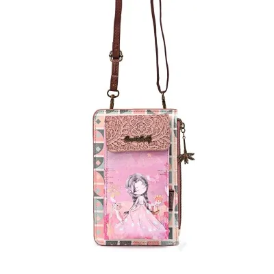 Bolsa tiracolo romântica sweety candy