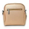 Bolsa transversal rosa dourado metalizada compacta & elegante | Moda Tendência