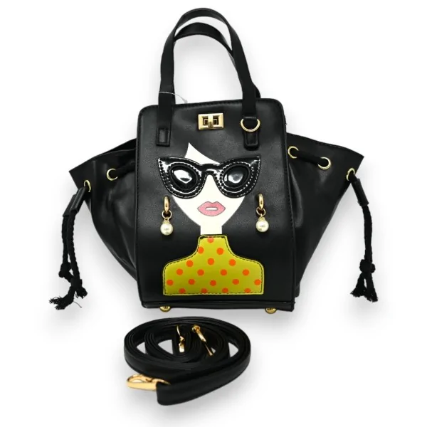 Vintage Glam Drawstring Bag