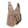 Sac Bandoulière Femme Double Poches Rose Poudré | Accessoire Mode Élégant