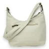 Sac bandoulière beige double poches femme | Design pratique et élégant