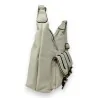 Sac bandoulière beige double poches femme | Design pratique et élégant