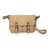Light camel satchel bag